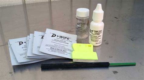 klean-strip d-lead paint test kit|lead dust testing.